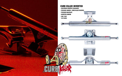 Slappy Truck 10.0 ST1 Curb Killer Inverted polished - Skateboard - Achsen - Rollbrett Mission