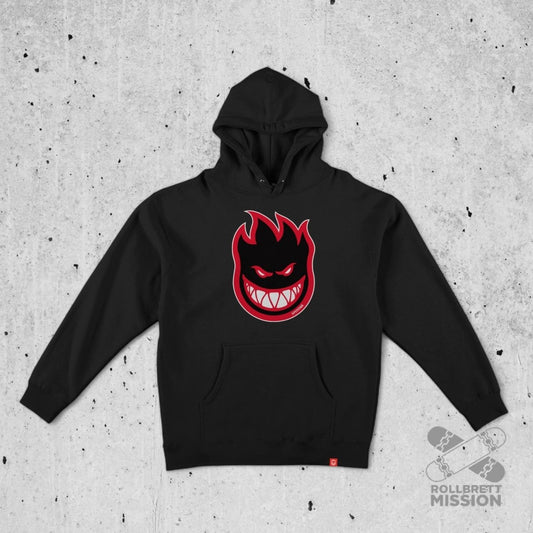 Spitfire Youth Hoodie Bighead Fill black - Shirts & Tops - Rollbrett Mission