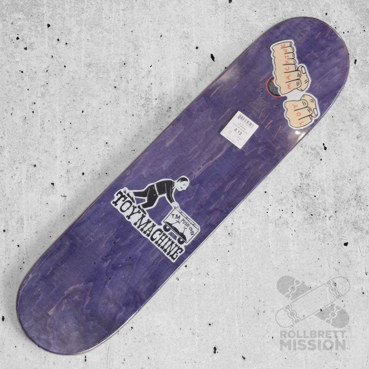 Toy Machine CJ Collins Kilgallen 8.13 Deck - Skateboard - Decks - Rollbrett Mission