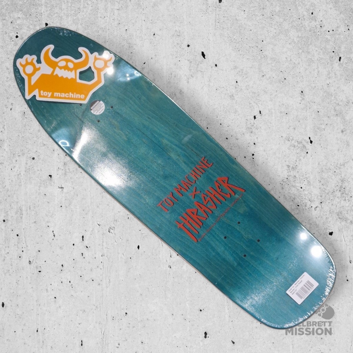 Toy Machine x Thrasher Monster Gram 9.5 Shaped Deck - Skateboard - Decks - Rollbrett Mission