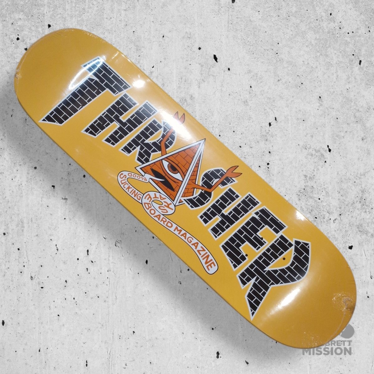 Toy Machine x Thrasher Pyramid Sect 8.55 Deck - Skateboard - Decks - Rollbrett Mission