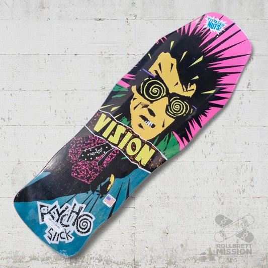 Vision Psycho Stick Modern Concave 10" Old School Deck turquoise - Skateboard - Decks - Rollbrett Mission