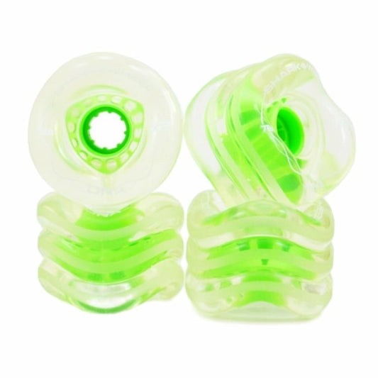 Shark Wheels California Roll 78A 60mm clear green - Skateboard-Rollen - Rollbrett Mission